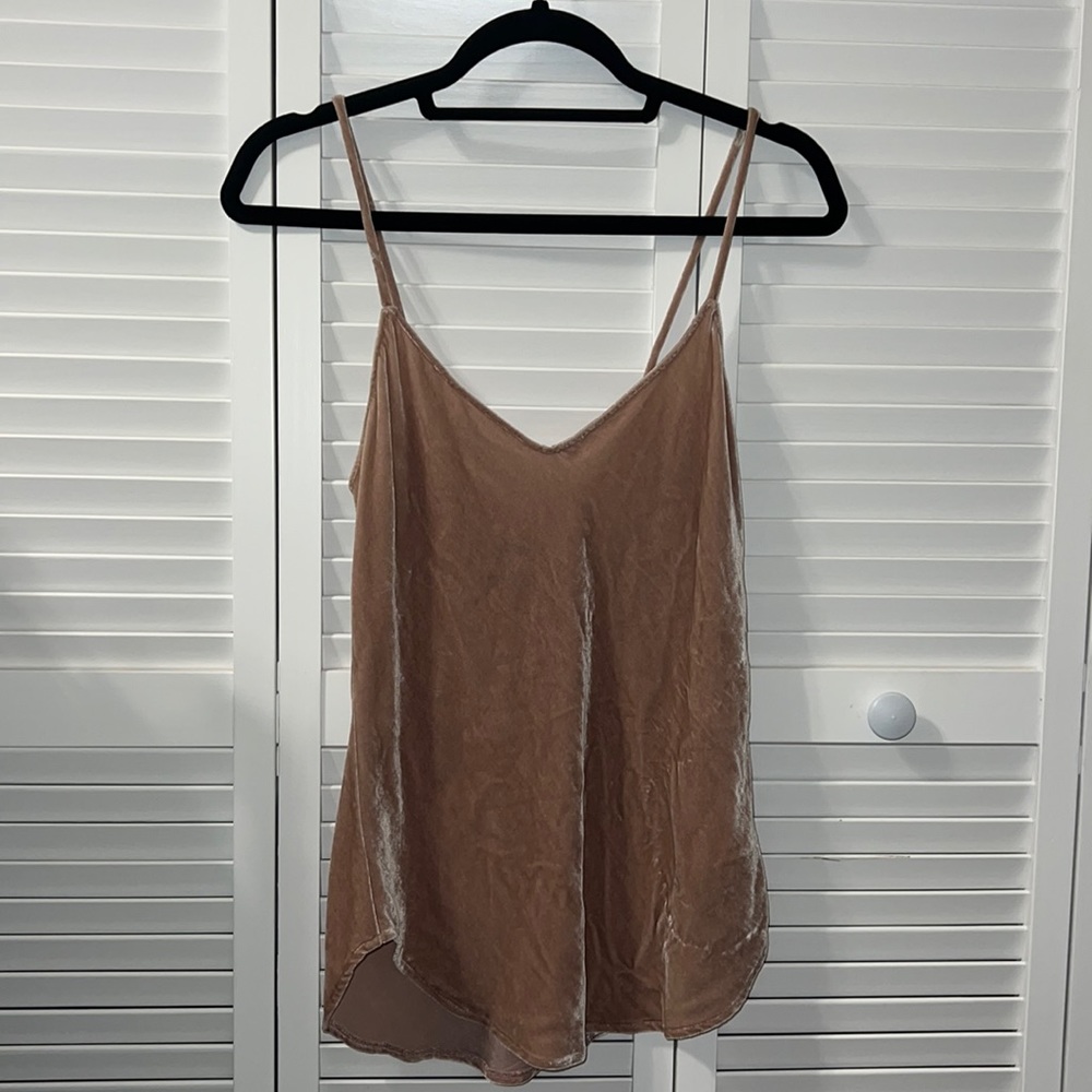 Reformation velvet tank